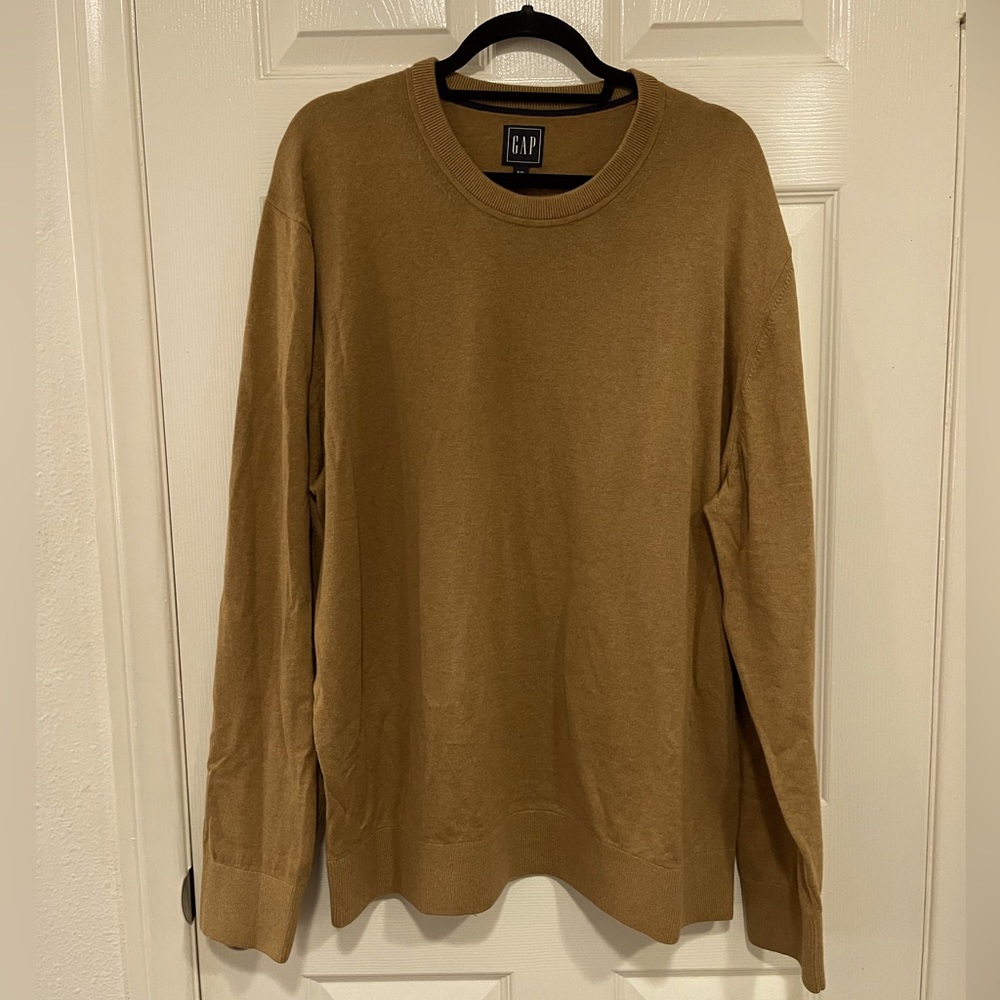 NWOT. Never worn Gap dress sweater in tan. XXL